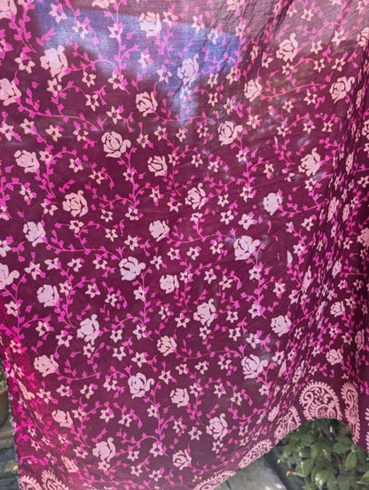 Bundle of 2 Cotton Sarongs Wrap Skirts Pink Festival Beach