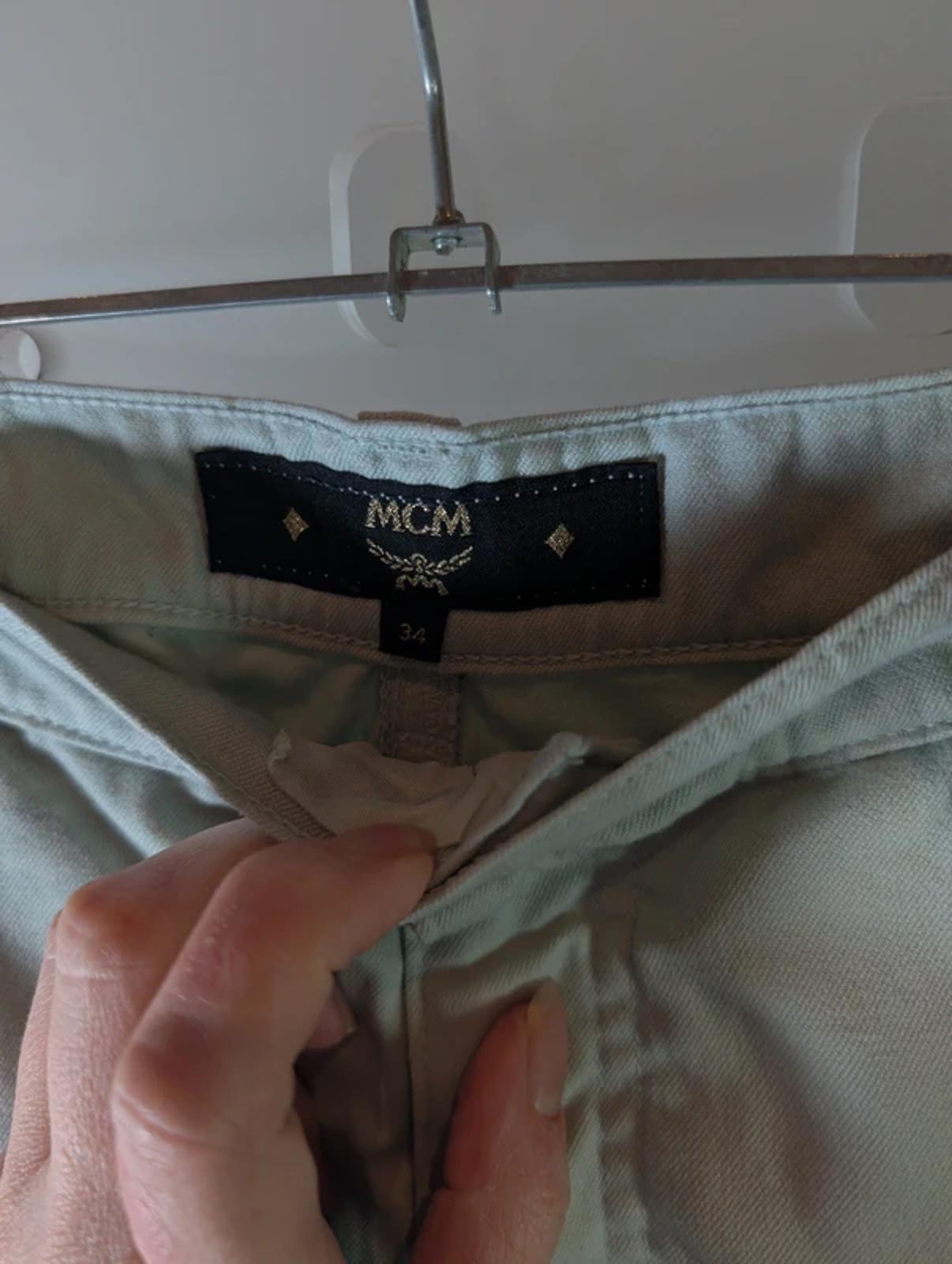 MCM mint cotton stretch jeans – size 34