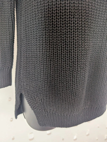 French Connection Black 100% Cotton Jumper XS