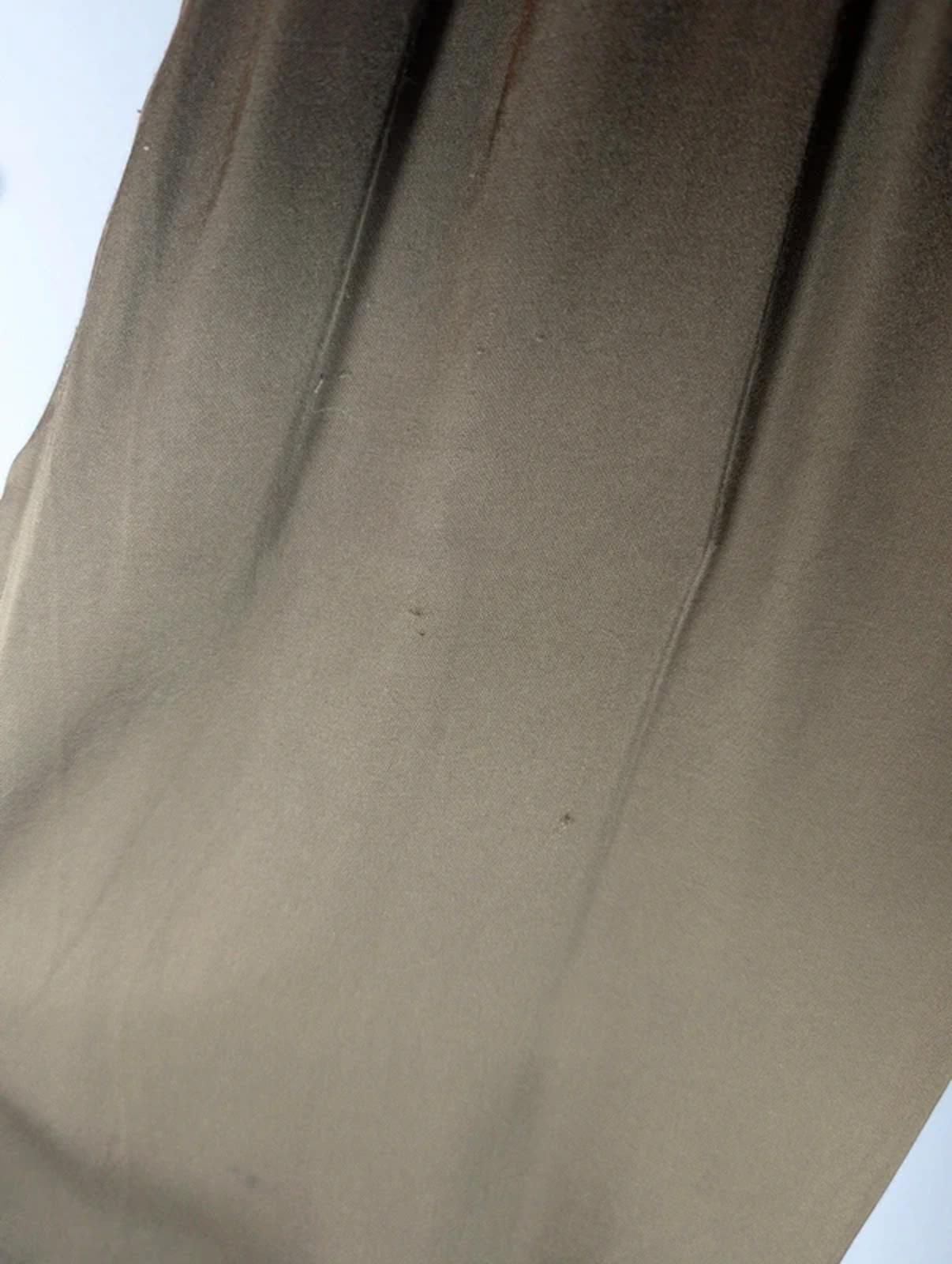 Nu Denmark Khaki Satin Cargo Joggers UK S