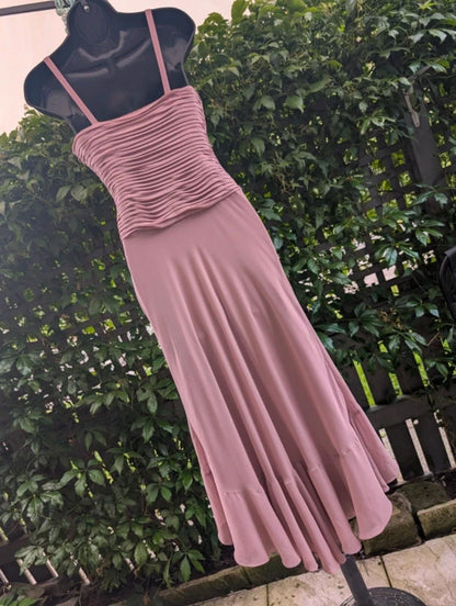D.U.S.K Structured Fairycore Dress Blush Pink UK10