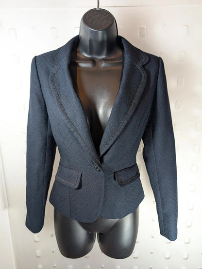 Petite Vintage Japanese Tailored Jacket with Removable Panel – UK 6–8