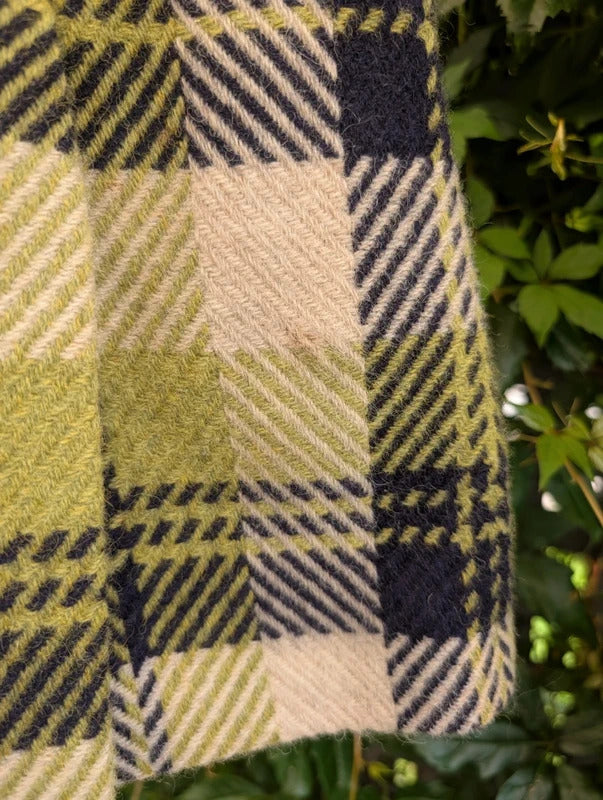 Hobbs Wool Check Mini Skirt Heritage Plaid UK8
