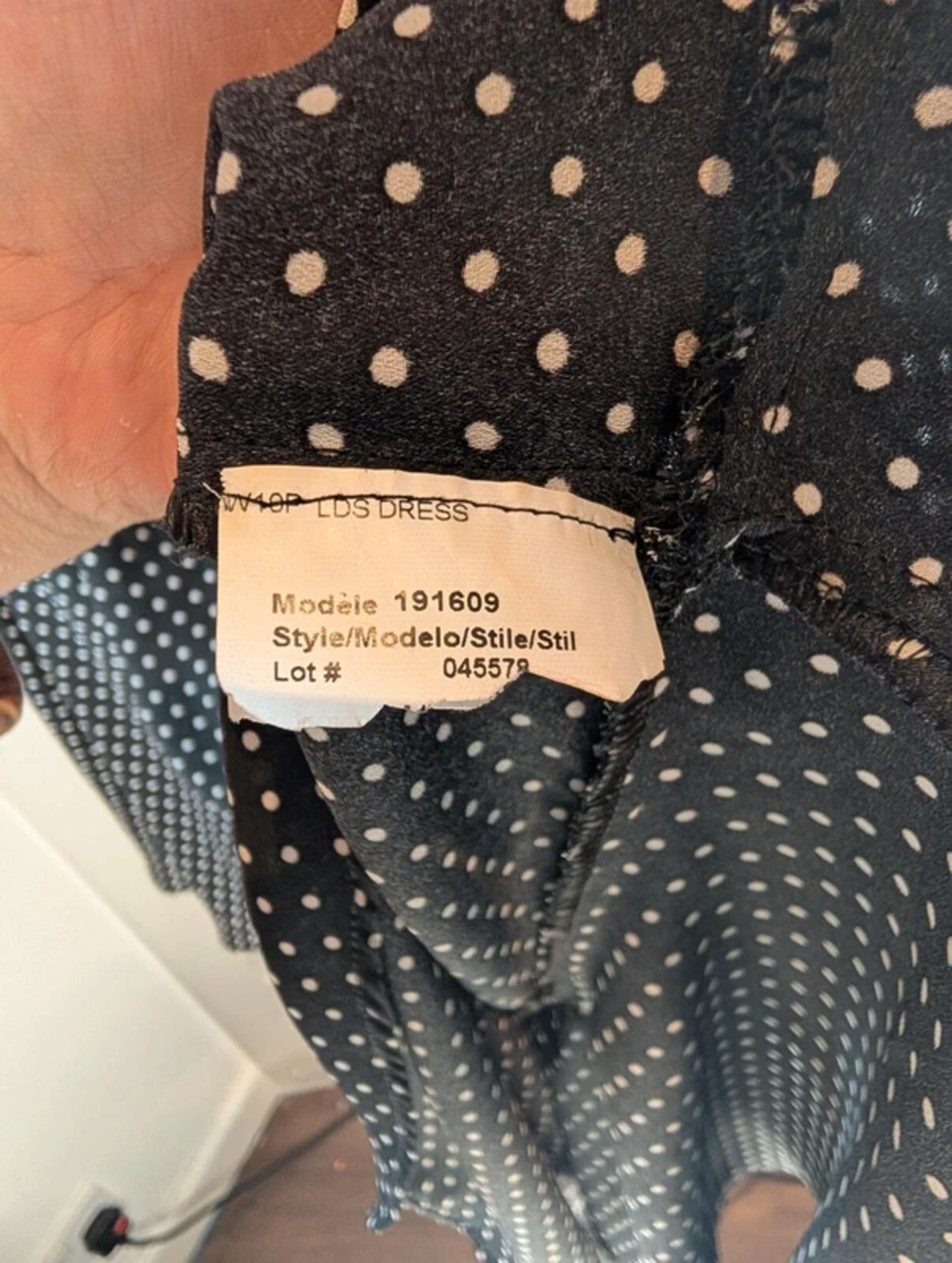 Joseph Ribkoff Polka Dot Dress UK10 Floaty Layered Occasion