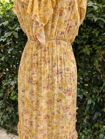 Suncoo Paris Carine Floral Maxi Dress FSC Viscose UK12