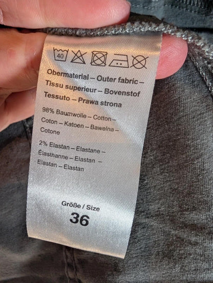 Bonita Floral Denim Jacket Grey Rose Print EU36