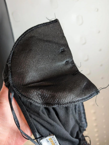 Roman Originals Devoré Burnout Velvet Tee 90s Grunge Sheer Top S/M