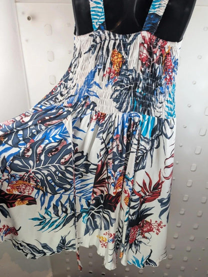 Bali Tropical Print Sundress Made In Bali One Size