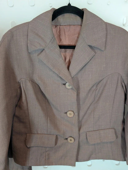 True Vintage 1960s Bickler 100% Wool Skirt Suit Made in England