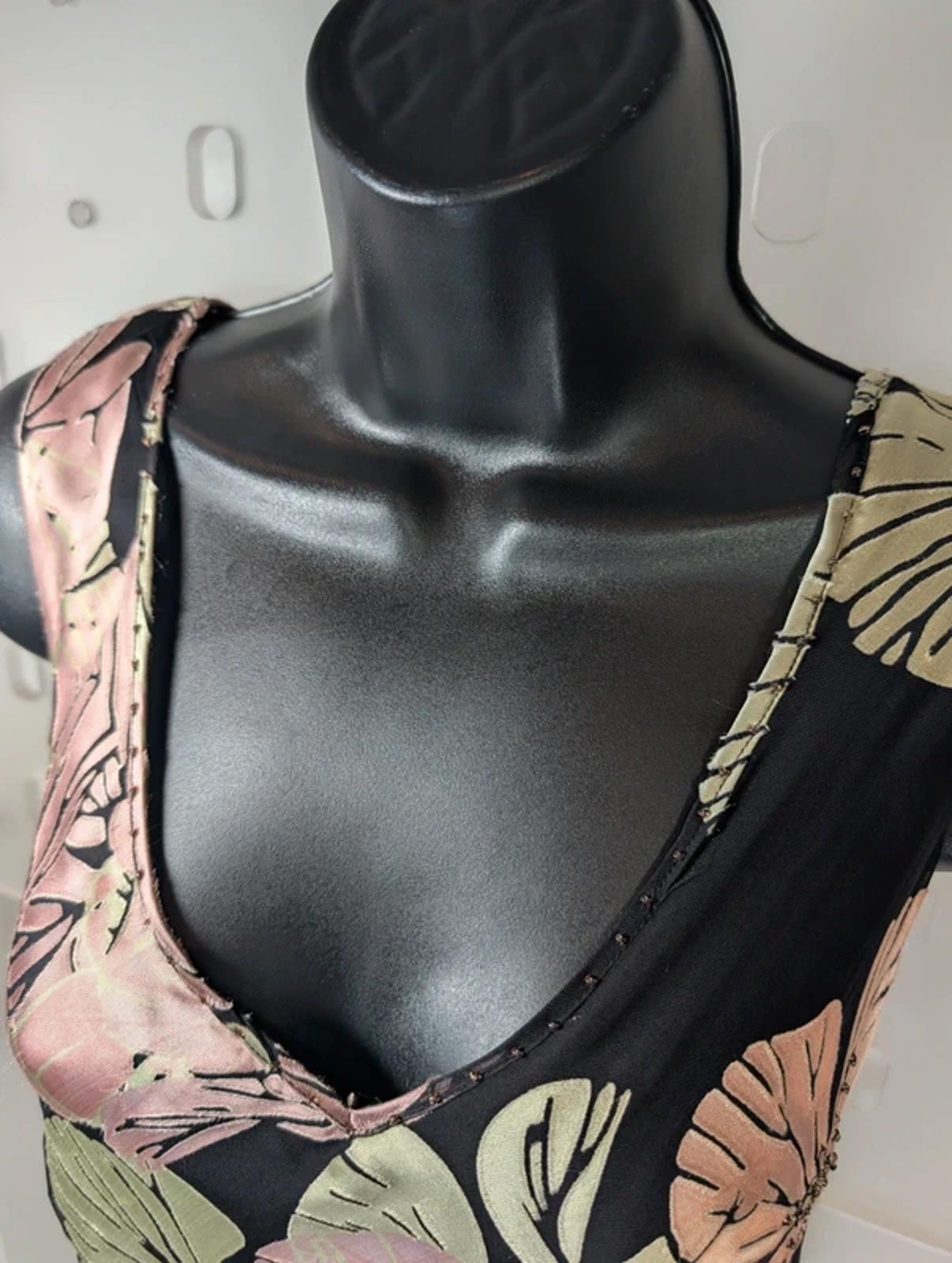 Vintage Windsmoor Silk Blend Bias Cut Maxi Dress UK 10