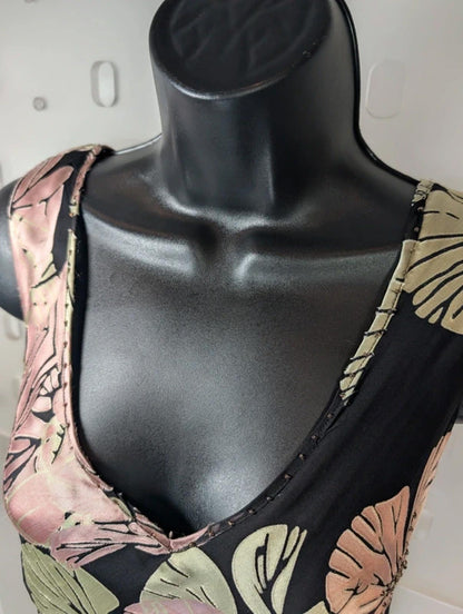 Vintage Windsmoor Silk Blend Bias Cut Maxi Dress UK 10