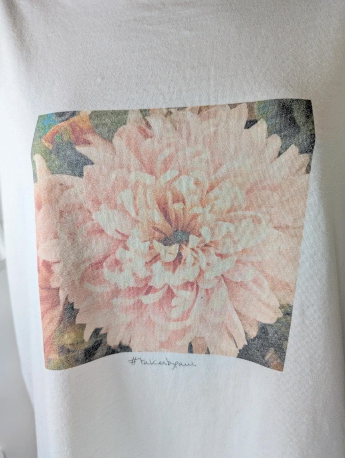 Paul Smith dahlia floral print T-shirt oversized boxy fit small