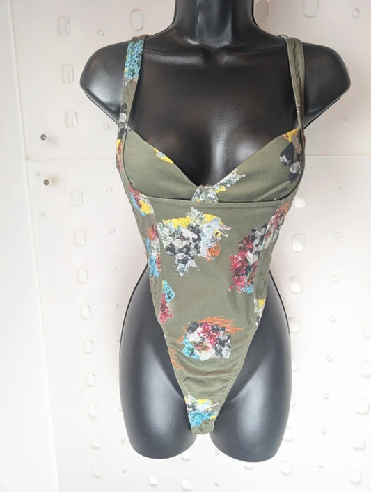 Ivy Park x Adidas Corset Bodysuit UK 8/10 – Structured Athleisure