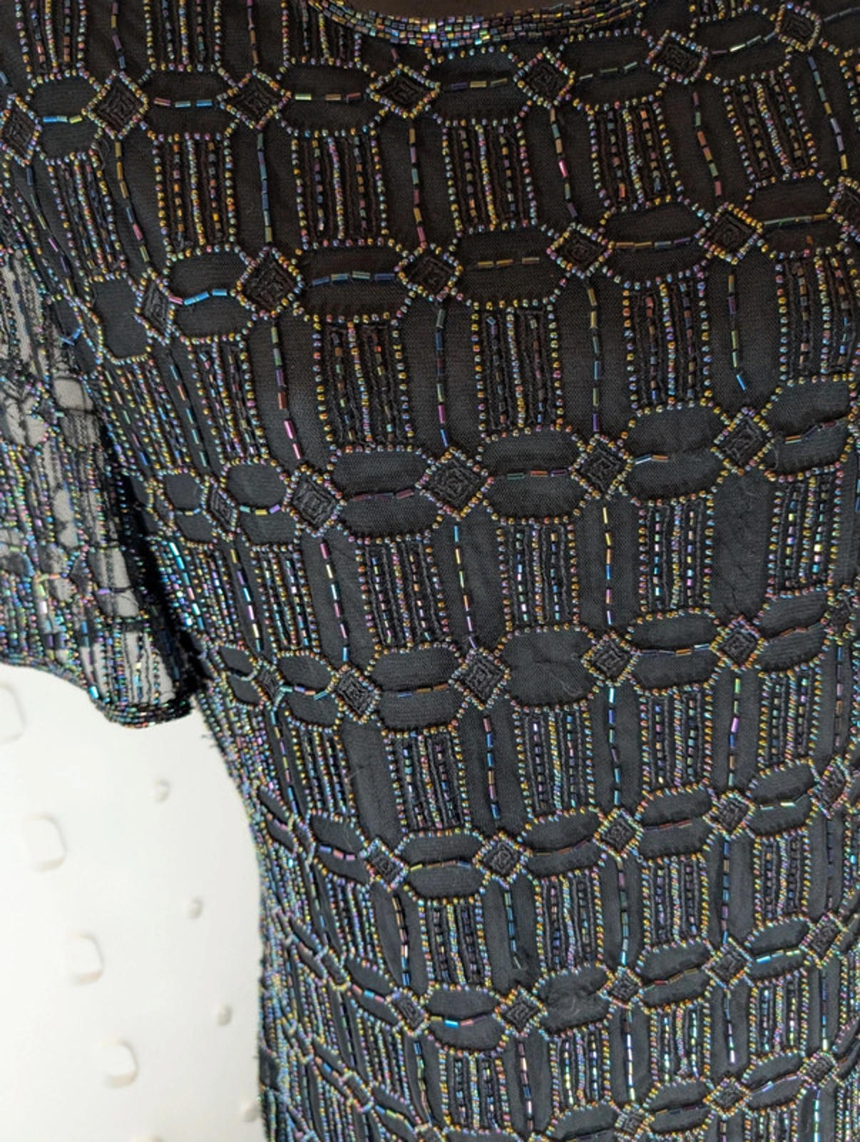 Vintage After Six by Ronald Joyce beaded evening