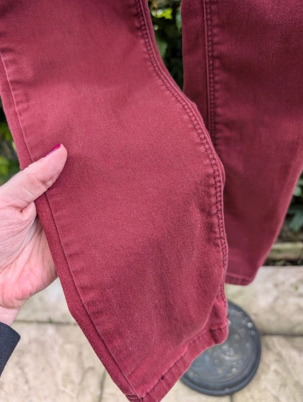 SoulCal & Co California DLX Burgundy Skinny Jeans UK8 W30
