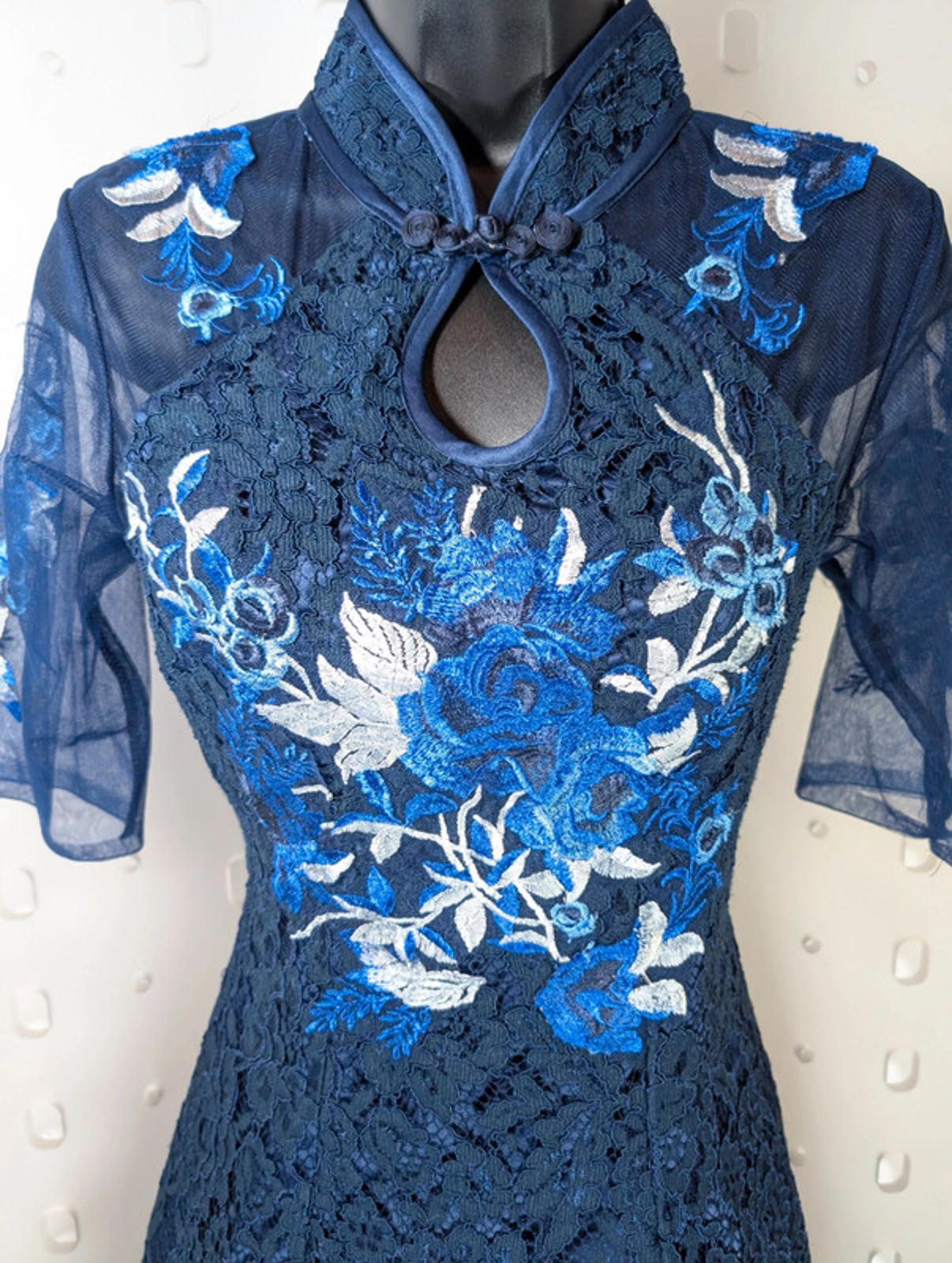 🌸 Petite Lace Fit & Flare Dress – Unbranded / Boutique Style 🌸
