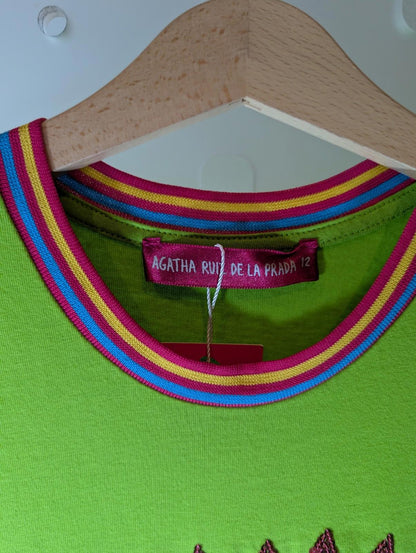 🎨 Agatha Ruiz de la Prada Appliqué Dress – Age 12 🎨