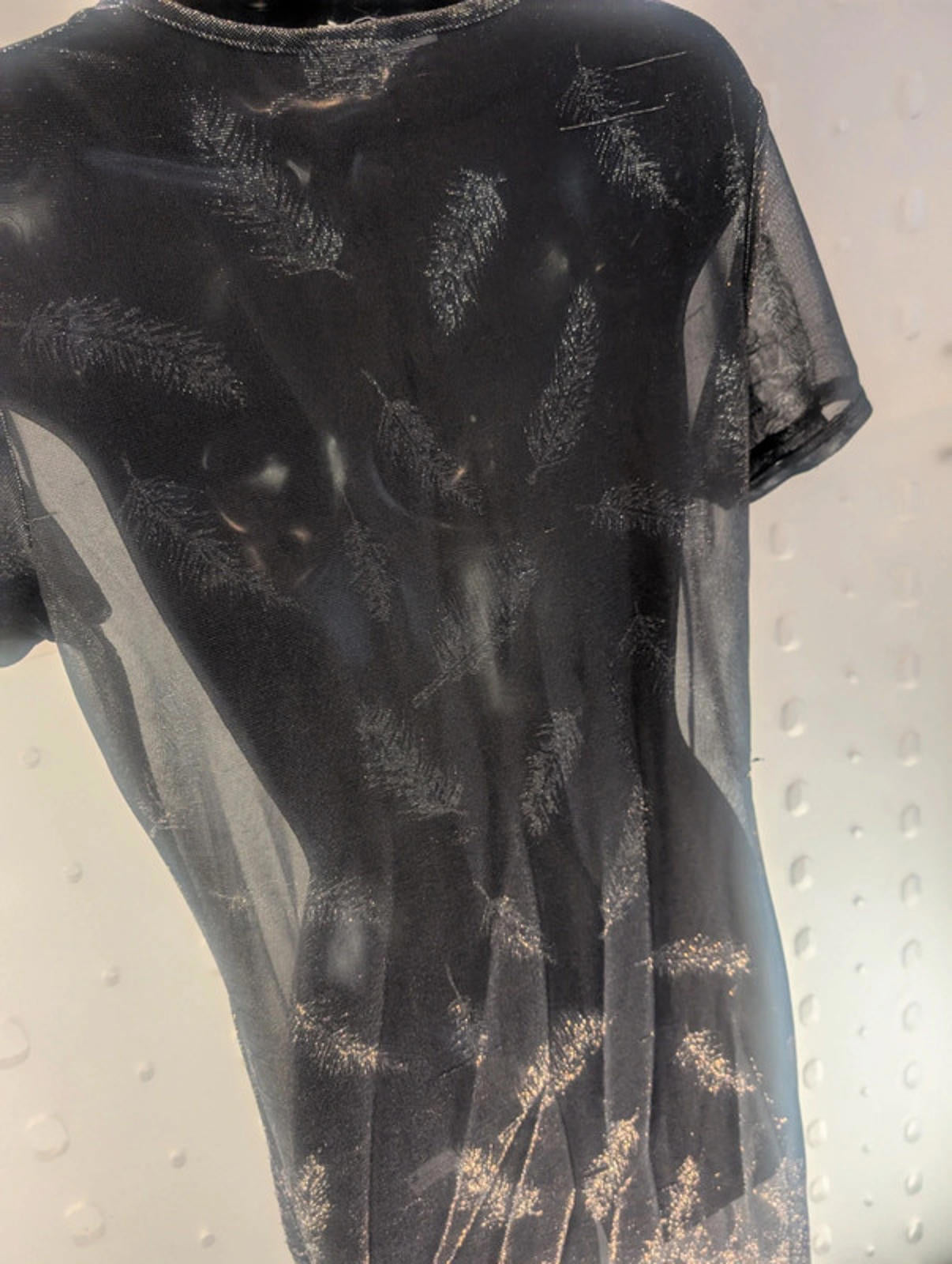 Vintage Y2K sheer midi dress by Etam UK 14 but fits closer to a 10/12.