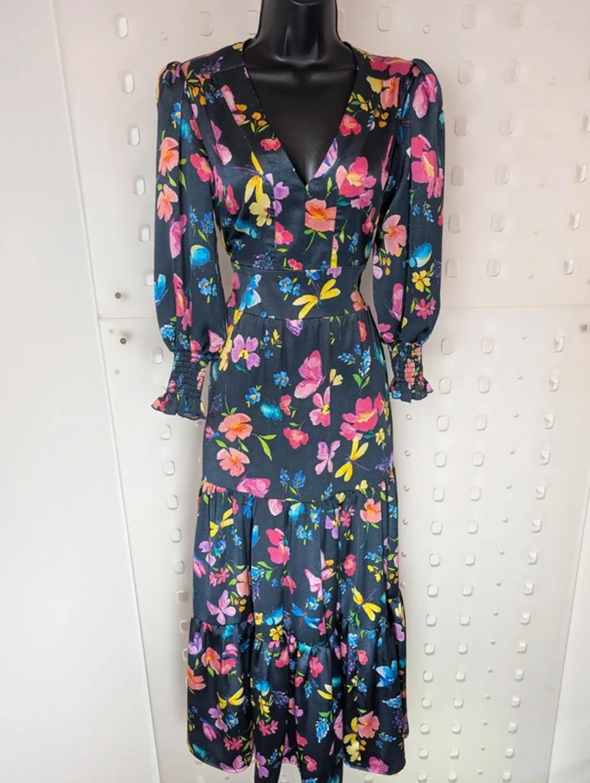 Sirens London Floral Midi Dress UK 8 – Occasion / Statement