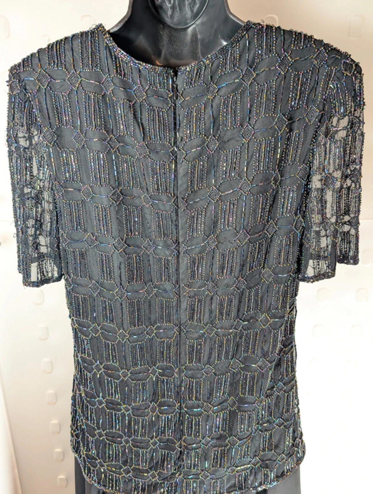 Vintage After Six by Ronald Joyce beaded evening