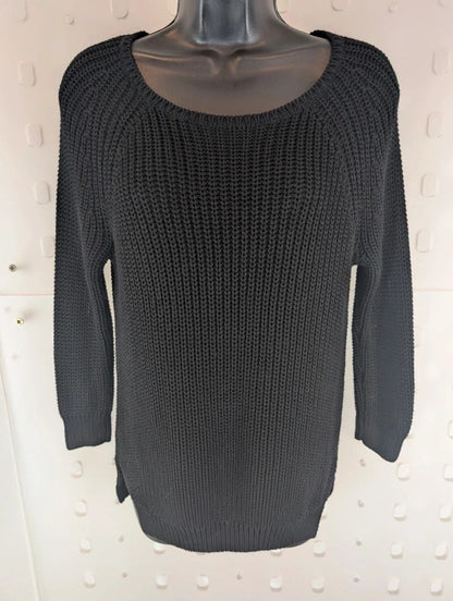 French Connection Black 100% Cotton Jumper XS