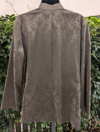 Dressing Station Jacquard Shirt Jacket Size 12 Made in Australia