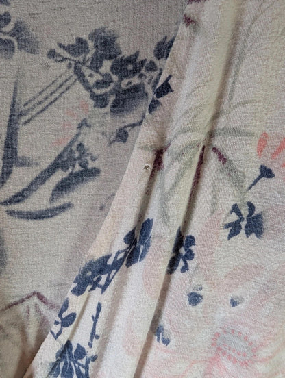 Kenzo bamboo print stretch viscose dress – size L (priced for condition)