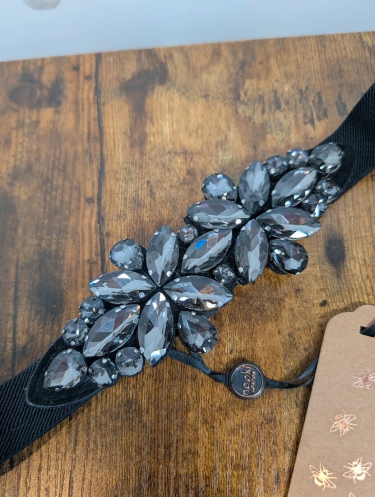Nooki London Gemtastic Embellished Waist Belt NWT