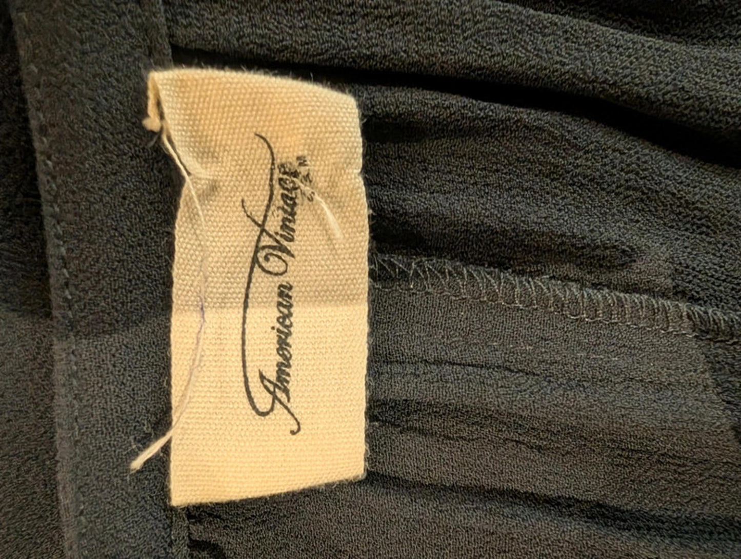 American Vintage sheer black kaftan dress