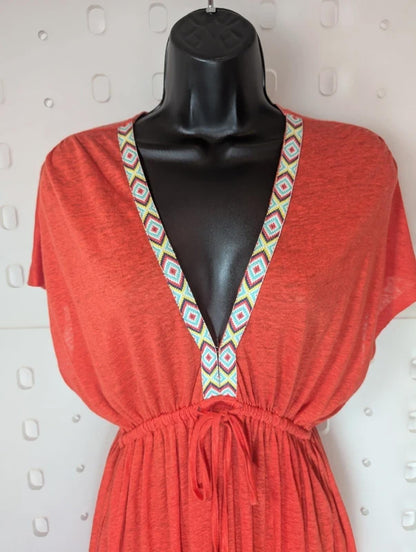 Nooki London Lucia Maxi Dress Size M - NWT 100% Flax Linen
