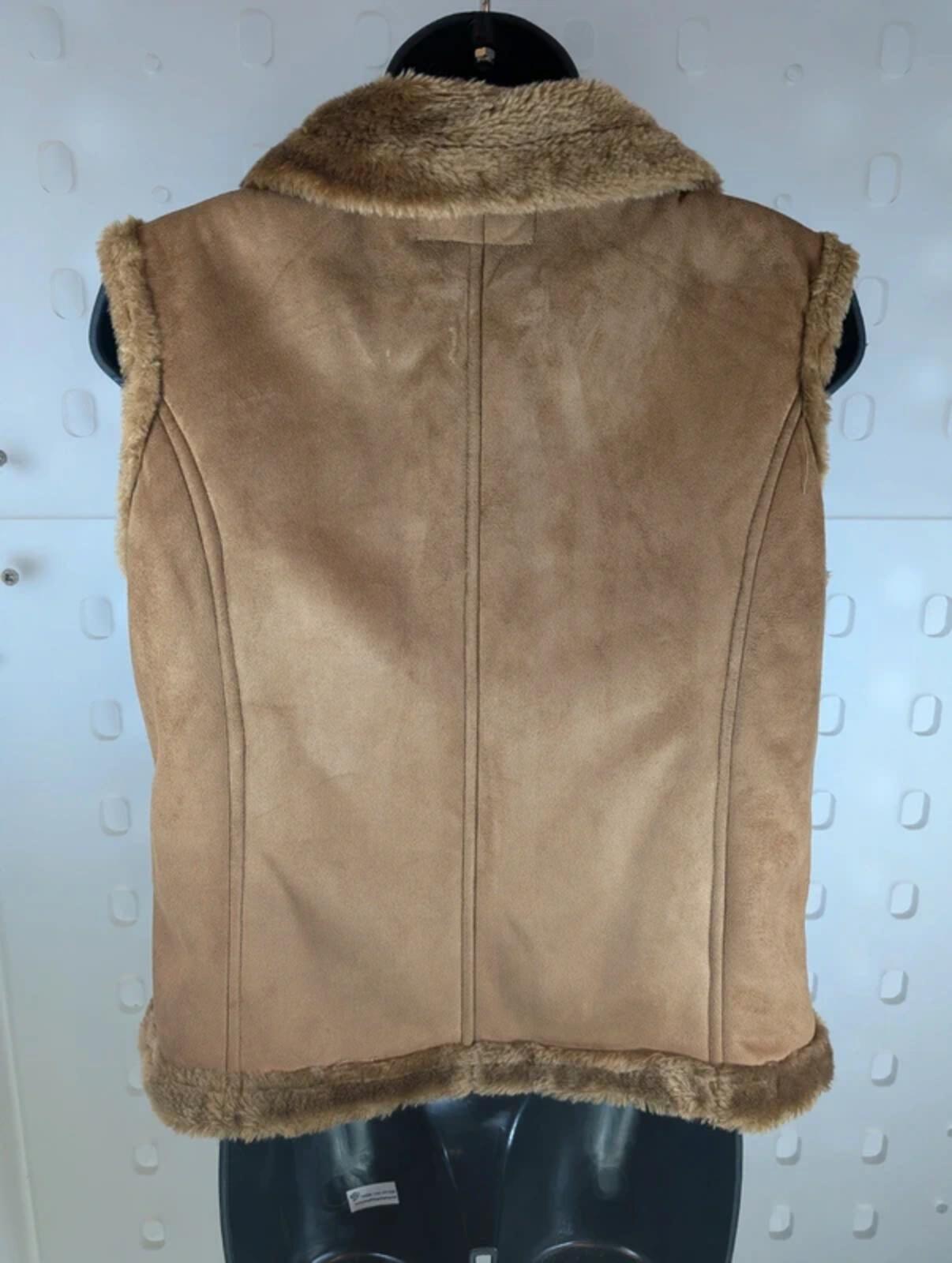 C Five J vintage Y2K faux suede gilet Medium