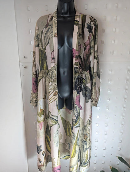 One Hundred Stars × Kew Gardens Duster Coat – Rare Discontinued Print • One Size