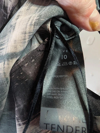 Mint Velvet Zip Front Biker Style Shirt UK10