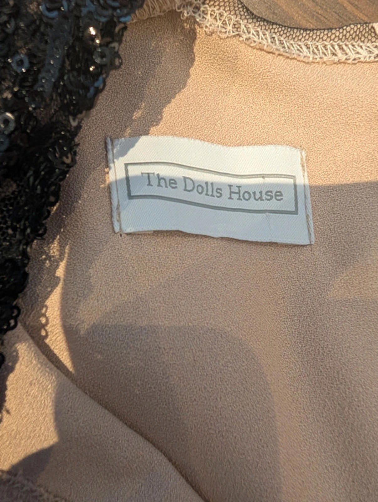 The Dolls House embellished fringe & sequin dress – UK 6–8