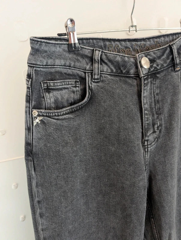 Mos Mosh Stella Spot Washed Grey Jeans Size 29