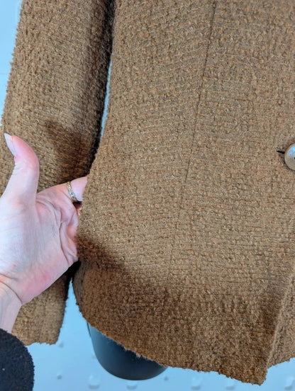 Vintage Josephine Chaus Petite Bouclé Boxy Jacket Size 10