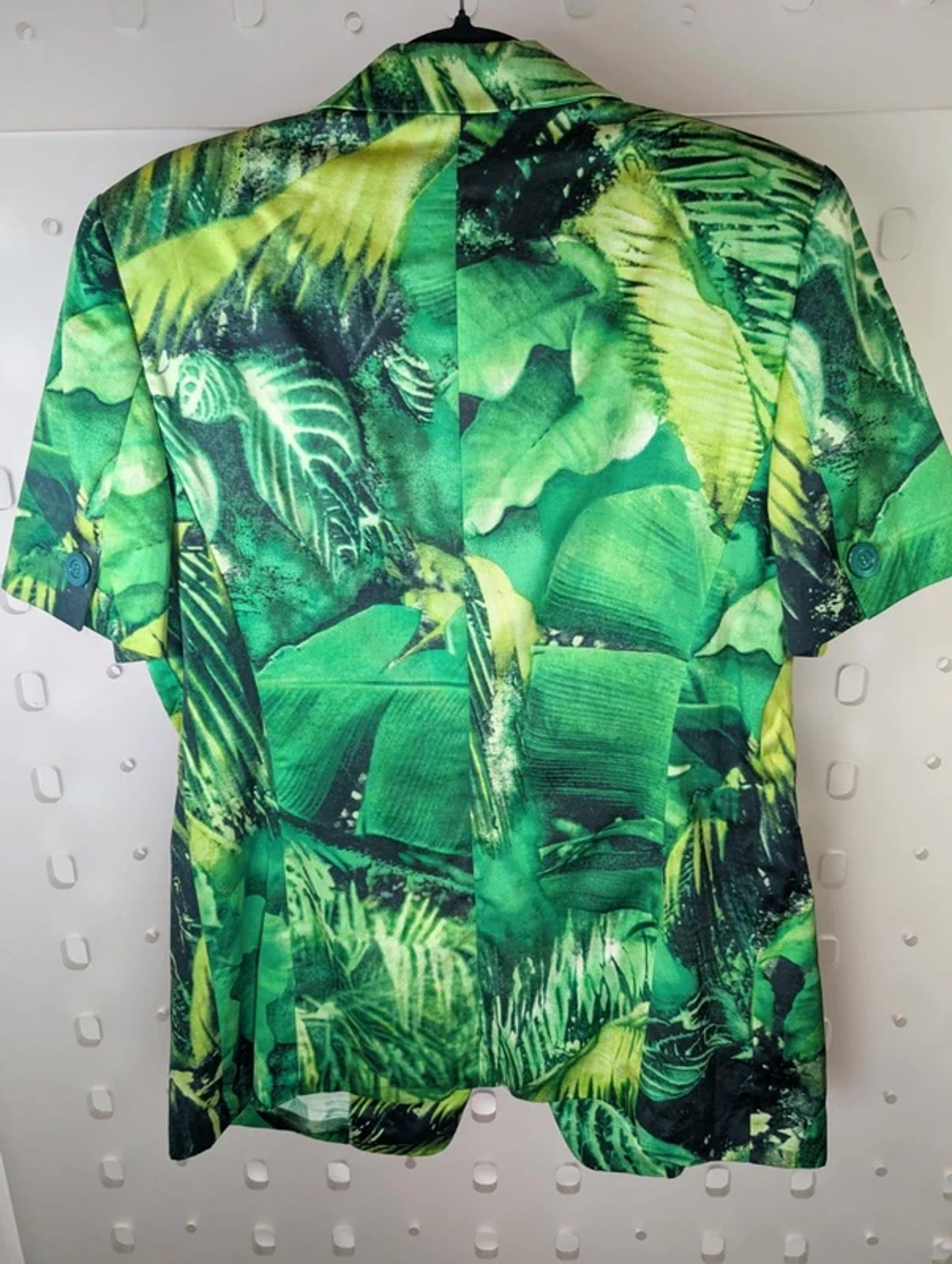 Escada Margaretha Ley tropical short-sleeve jacket – EU 42 (UK 10–12)