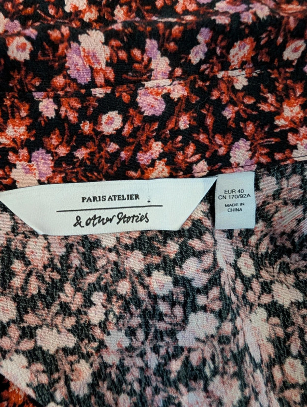 & Other Stories floral dress – EU 40 / UK 12