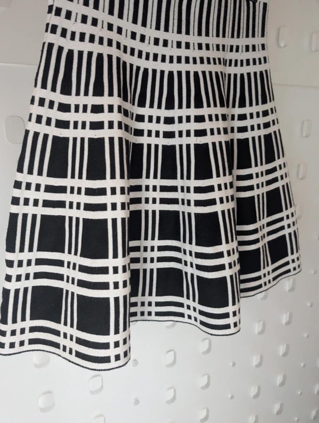 Yoyo S Check Flared Mini Skirt XS