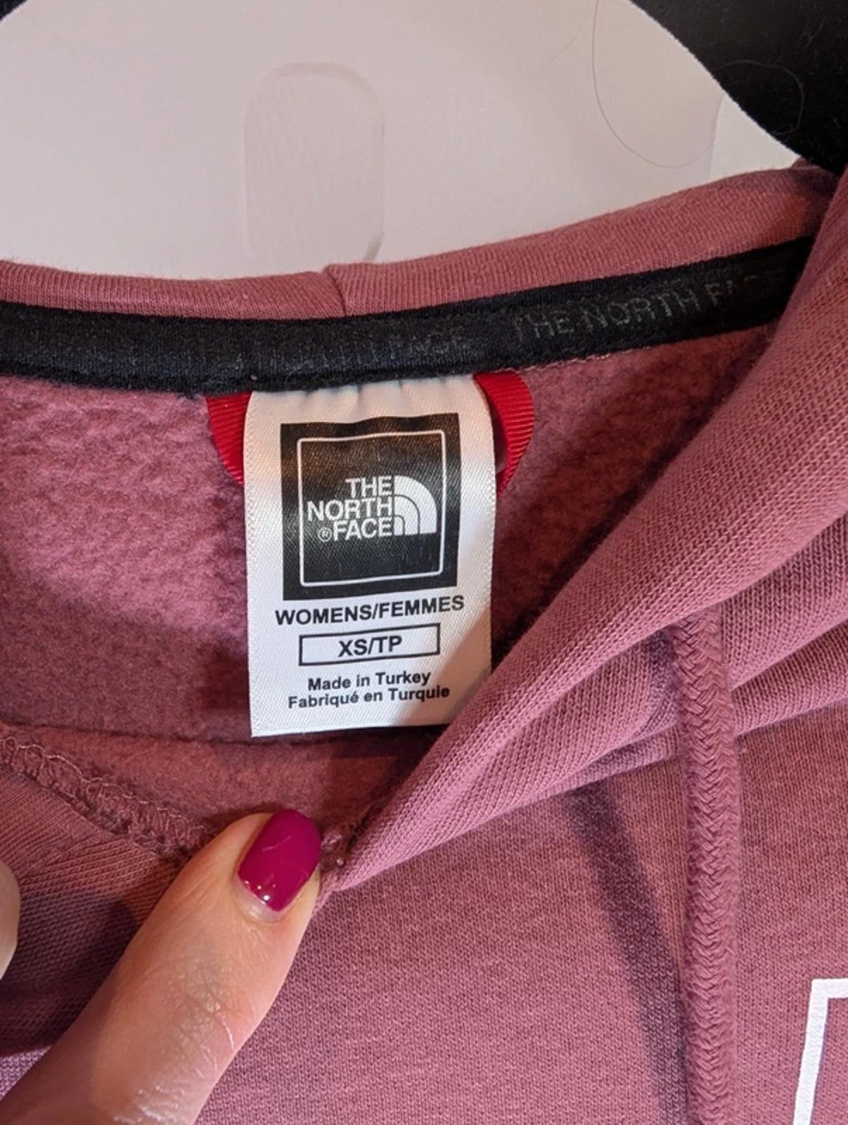 The North Face Box Logo Hoodie XS Black Pullover