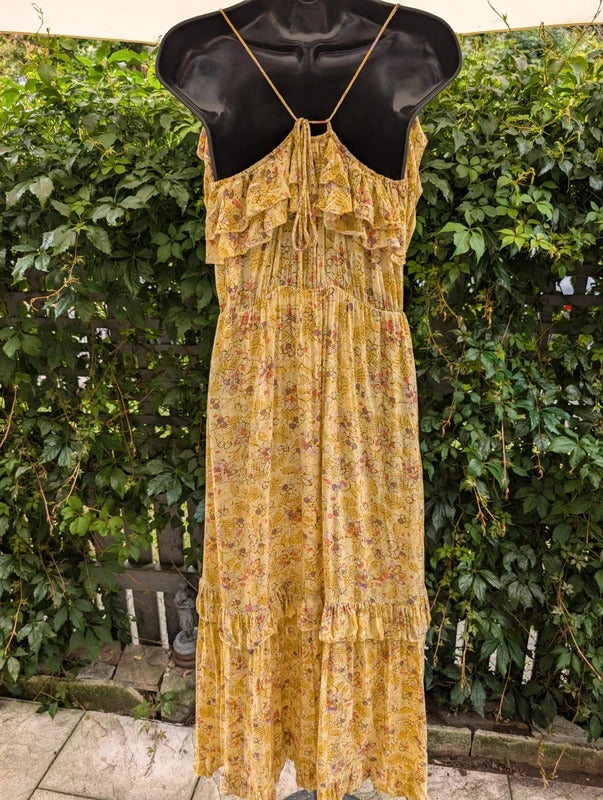 Suncoo Paris Carine Floral Maxi Dress FSC Viscose UK12