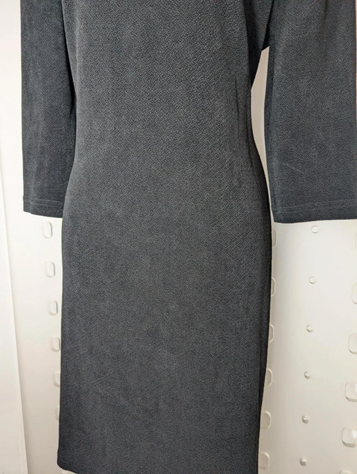 Joseph Ribkoff Black Dress Lace Neckline Occasion UK 14