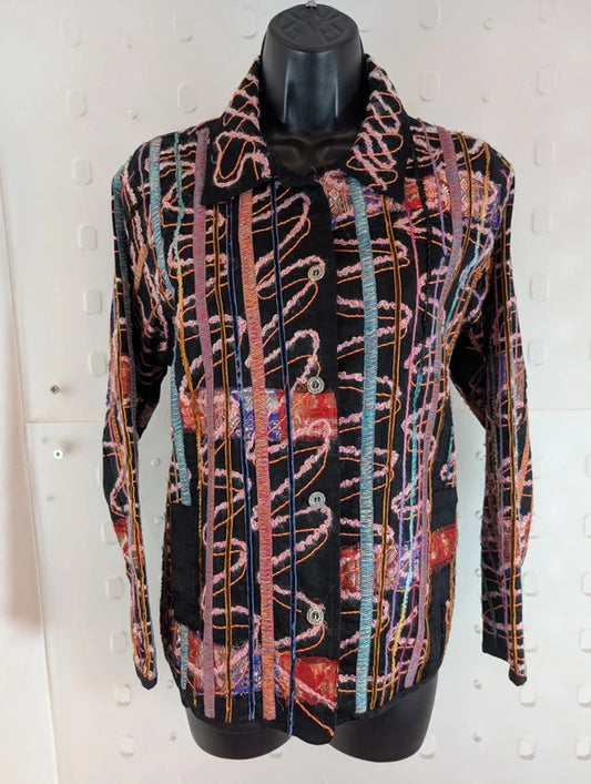 Alice Callina AW07 Embroidered Boxy Jacket UK14