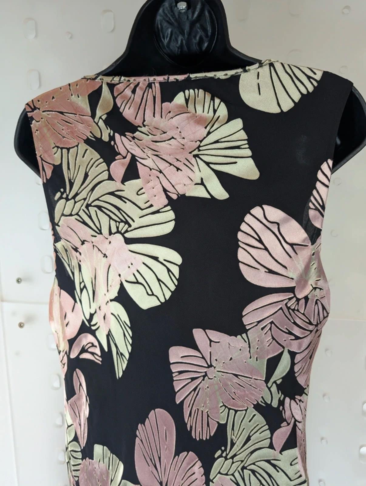 Vintage Windsmoor Silk Blend Bias Cut Maxi Dress UK 10