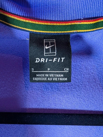 Nike Dri-Fit retro zip track top size S