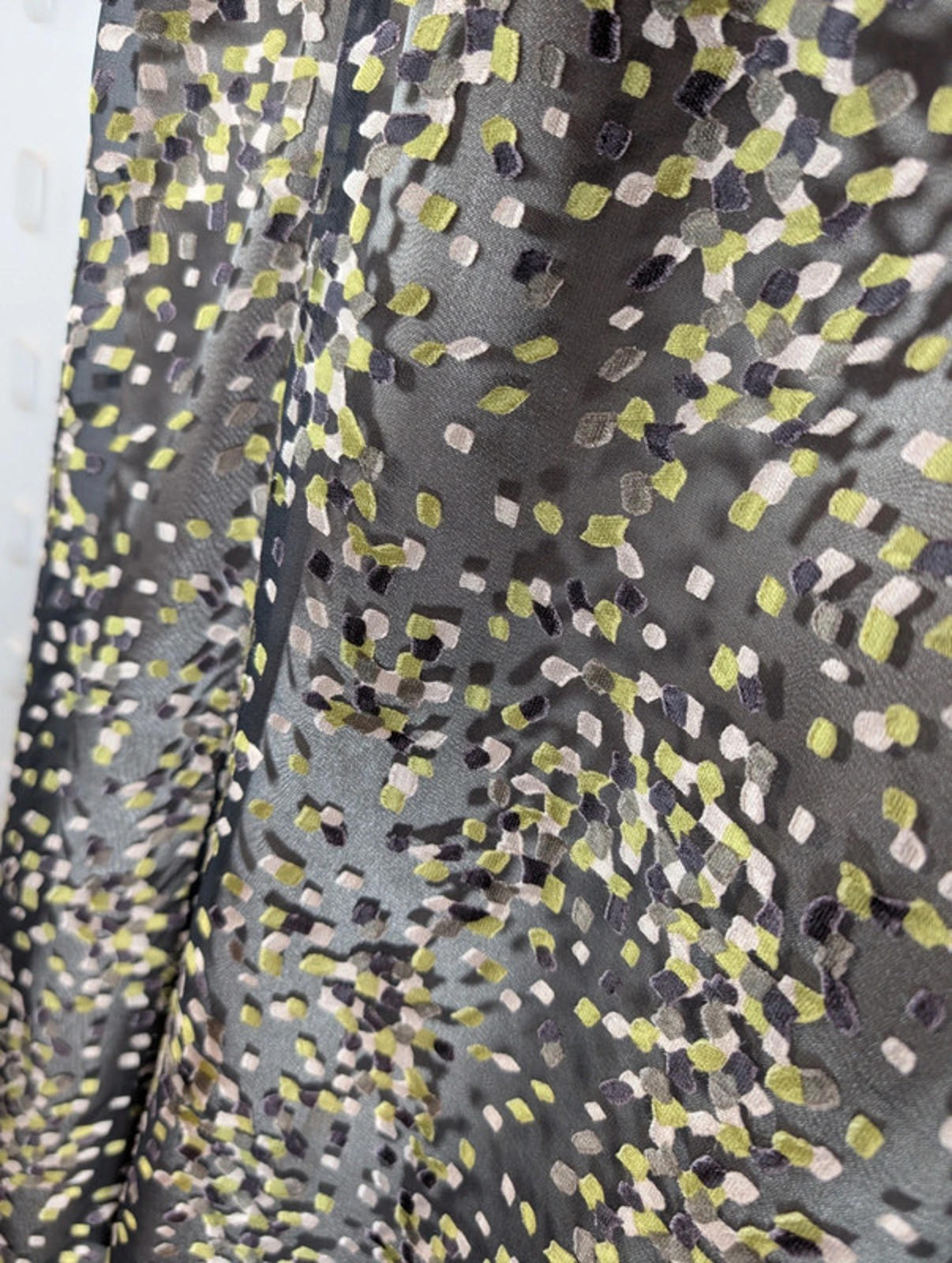 Minuet silk-blend midi skirt, UK 12.