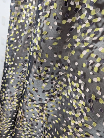 Minuet silk-blend midi skirt, UK 12.