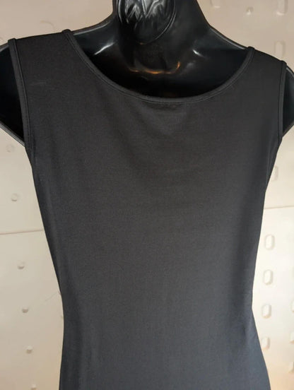 Evita Gold Sequin Bodycon Dress UK8 Pink Green Abstract Detail Party