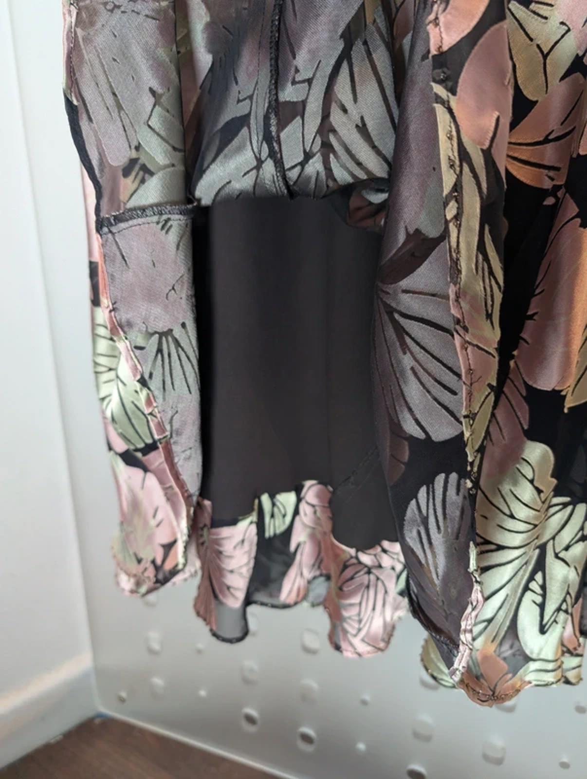 Vintage Windsmoor Silk Blend Bias Cut Maxi Dress UK 10