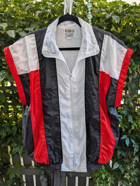 Vintage Casual Creation Shell Suit Jacket Gilet XXL